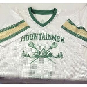 Adirondack MountainMen Lacrosse Jersey Shirt - Miller #5 - White - Medium